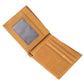 Men's Retro Crazy Horse Leather Genuine Laser Men's Wallets