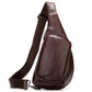Men's Leather First Layer Trendy Large Capacity Men's Chest Bags