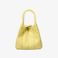 Women's Fashion Pleated Soft Leather Personality Mother Shoulder Bags