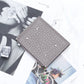 Women's First Layer Cowhide Elephant Pattern Short Ladies Wallets