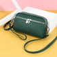 Cowhide Large Capacity Wrist Strap High Crossbody Bags