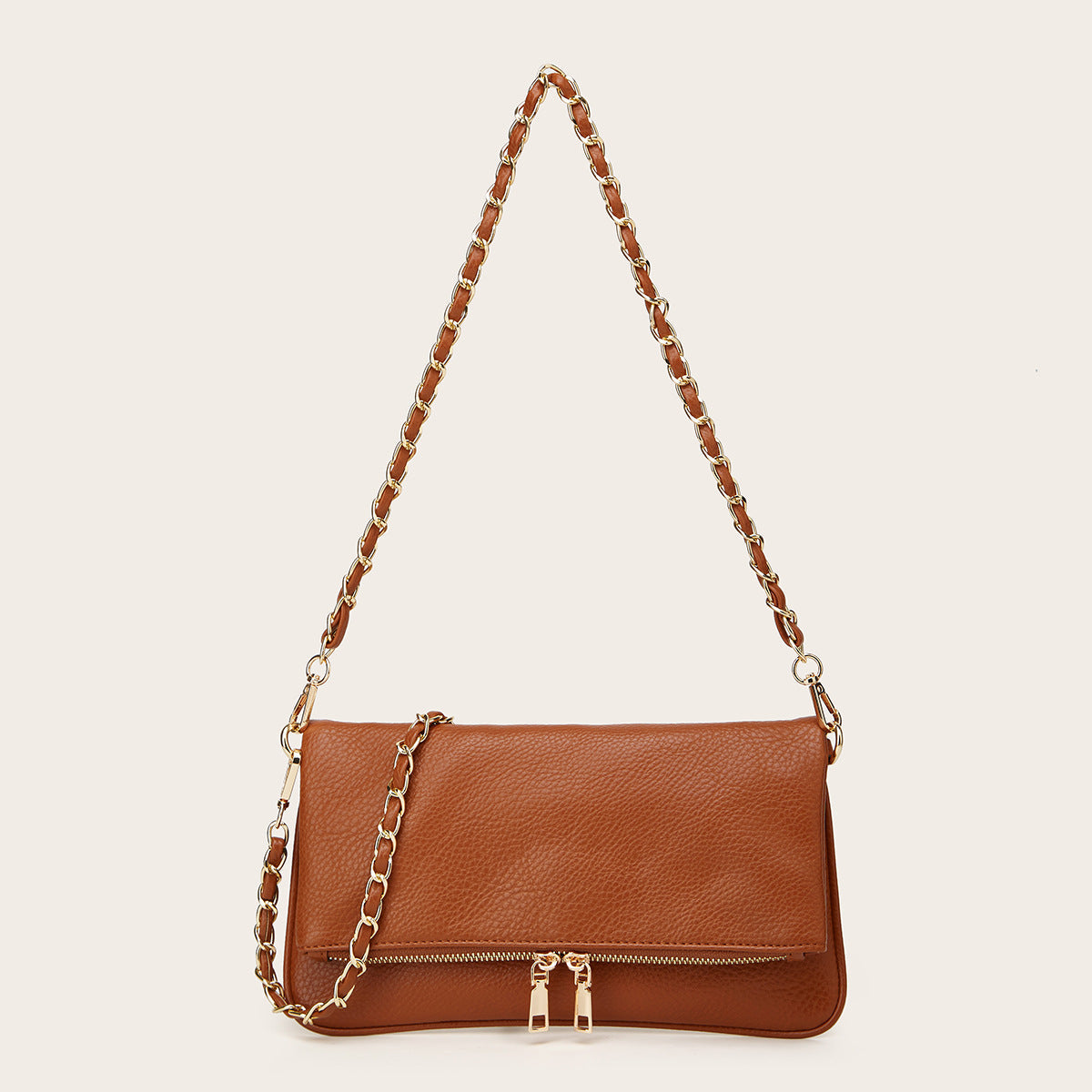 Women's Lychee Pattern Underarm Chain Fashion High-grade Crossbody Bags