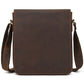Men's Crazy Horse Flip First Layer Cowhide Men's Shoulder Bags