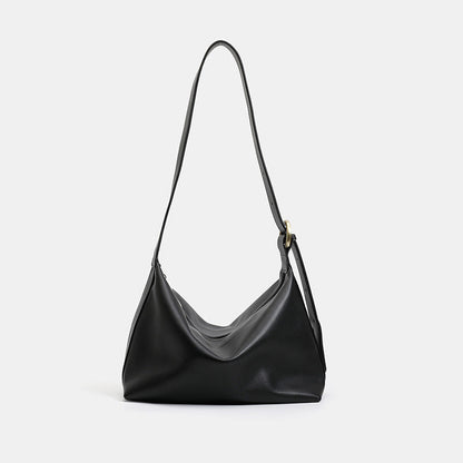 Women's Soft Leather Niche Cowhide Large Capacity Shoulder Bags