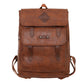Leather Business Commute Large Capacity Computer Backpacks