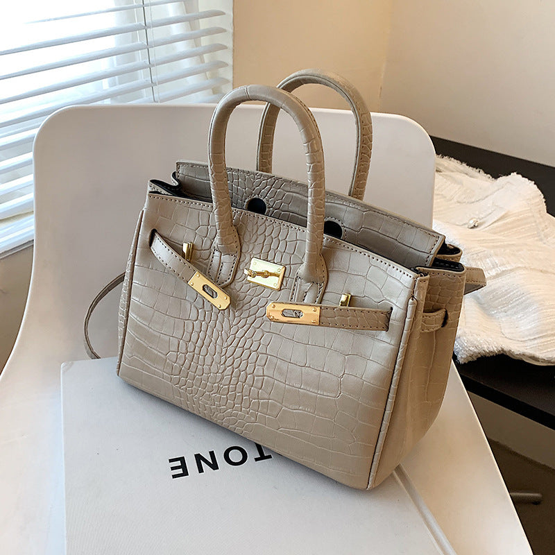 Women's Large Capacity Summer Fashion Trendy Stone Shoulder Bags