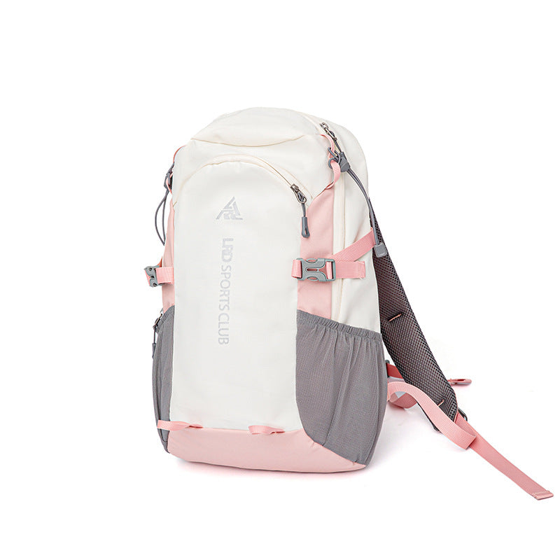 Style Female Contrast Color Minimalist Large Backpacks