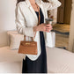 Women's Kelly Soft Leather Portable Fashionable High-grade Shoulder Bags