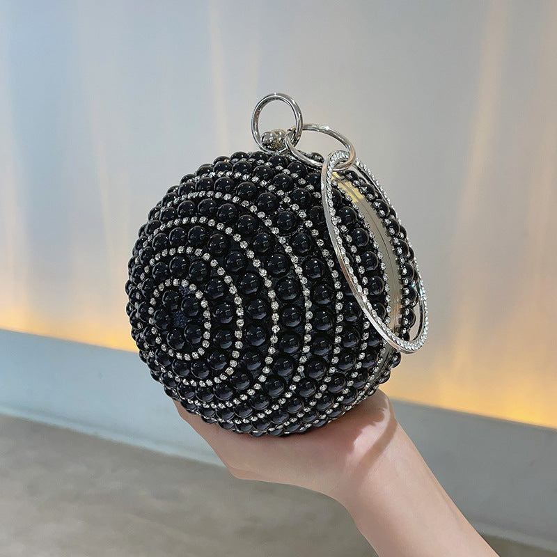 Women's Banquet Pearl Pouch Diamonds Little Fairy Shoulder Bags