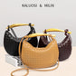 Women's Woven Sardine Simple Fashion Metal Portable Shoulder Bags