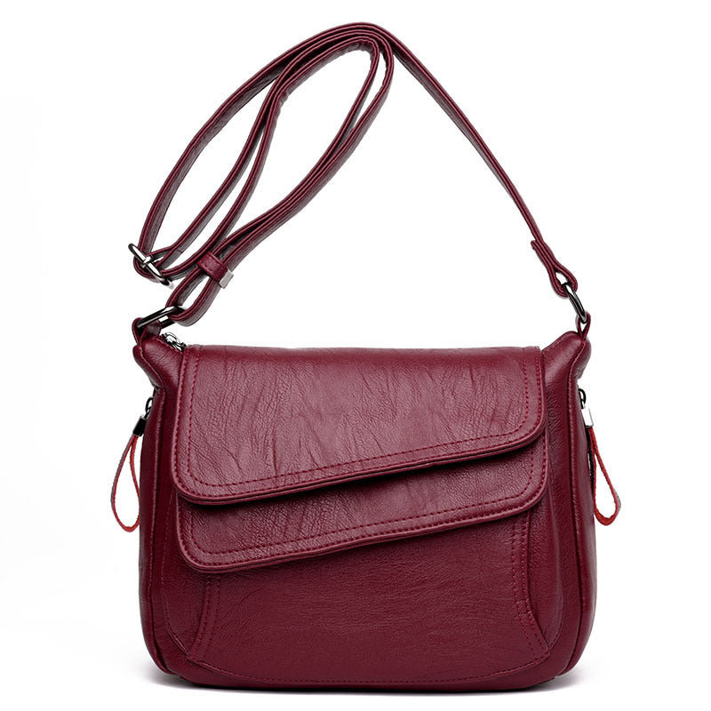 Stylish Women's Korean Style Soft Leather Crossbody Bags