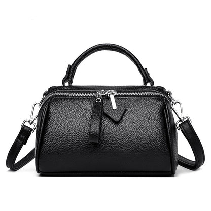 Women's Genuine Leather First Layer Cowhide Large Capacity Handbags