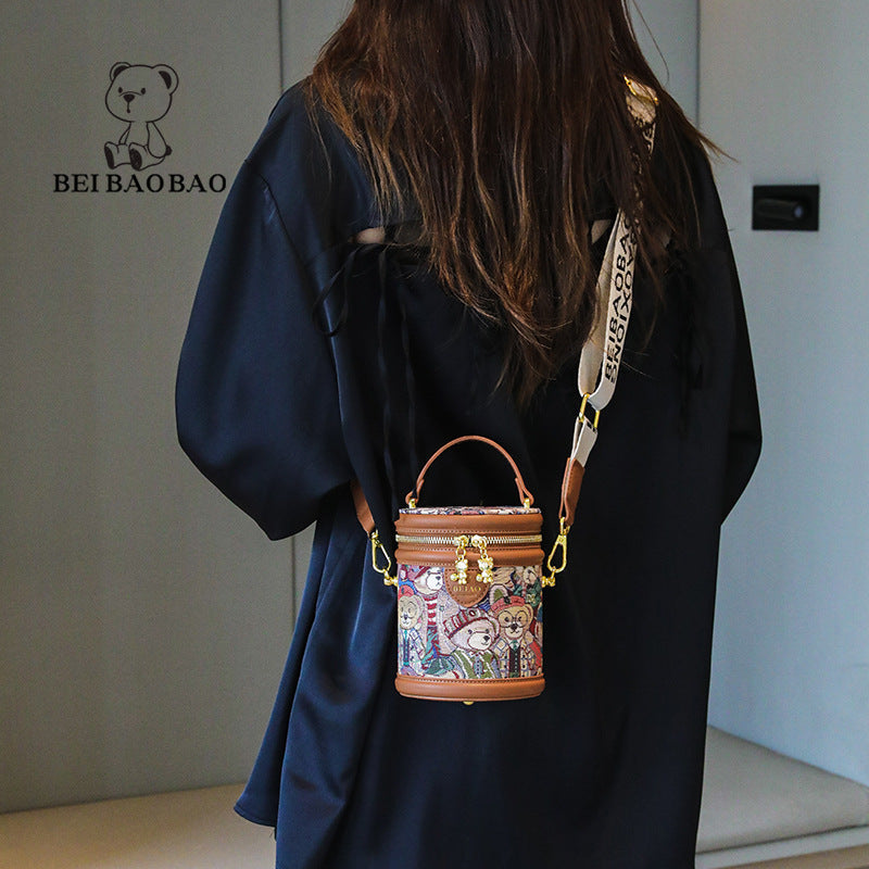 Women's Source Design Cartoon Bear Mobile Shoulder Bags