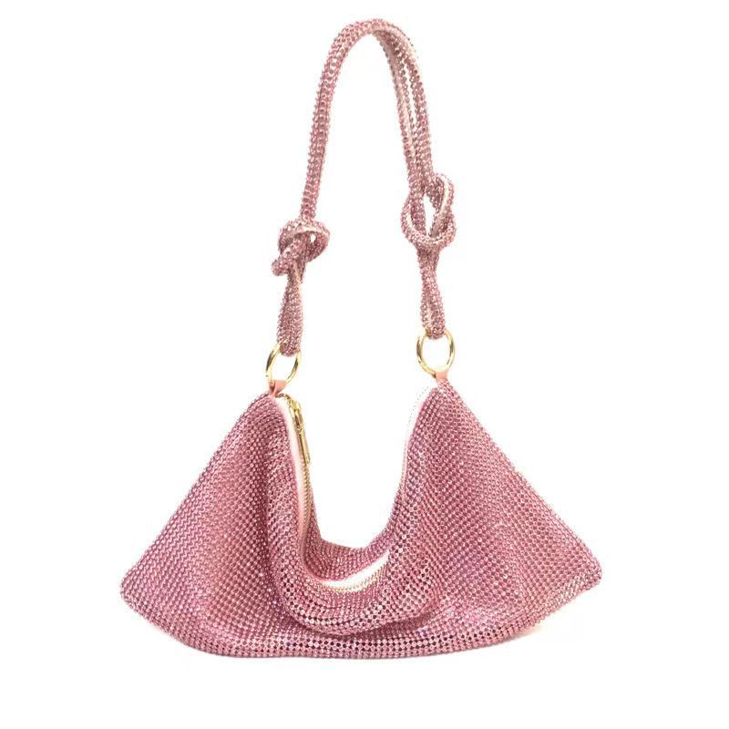 Women's Diamond Banquet Dinner Rhinestone Underarm Hand Shoulder Bags
