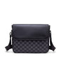 Men's Fashion Flip Horizontal Business Multifunction Plaid Men's Messenger Bags