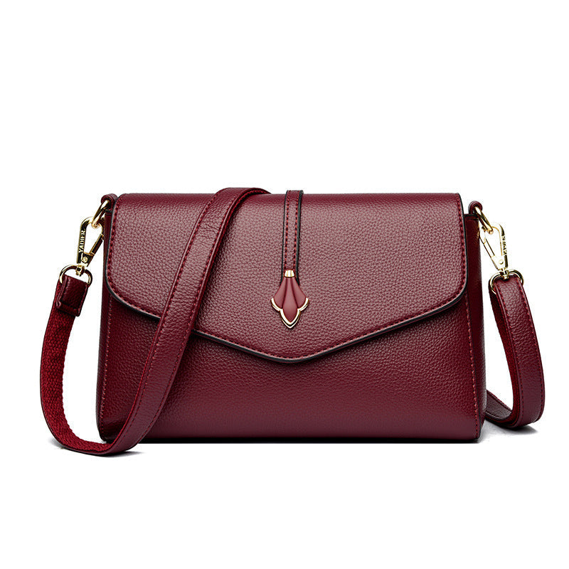 Women's For Soft Leather Fashion Mother Large Shoulder Bags