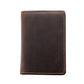 Men's Horse First Layer Cowhide Bank Short Genuine Card Holder