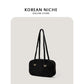 Design Suede Retro Easy Matching High Shoulder Bags