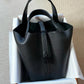 Women's Home Vegetable Basket Hand First Layer Cowhide Bags