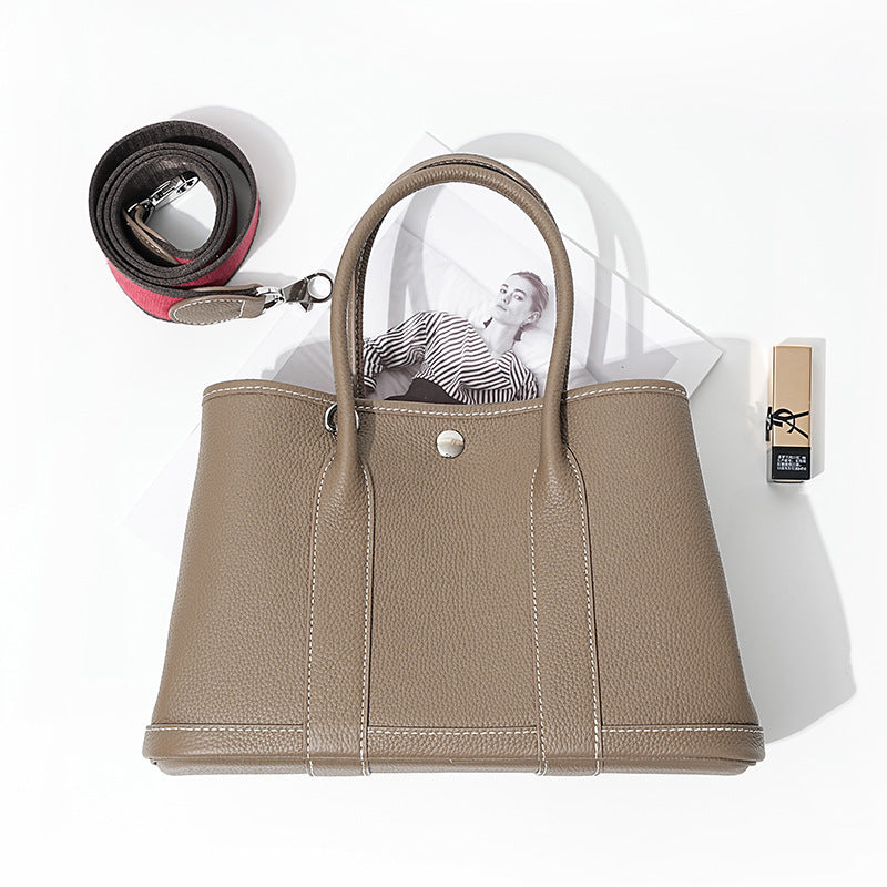Women's Genuine Leather Portable Quality First Layer Handbags