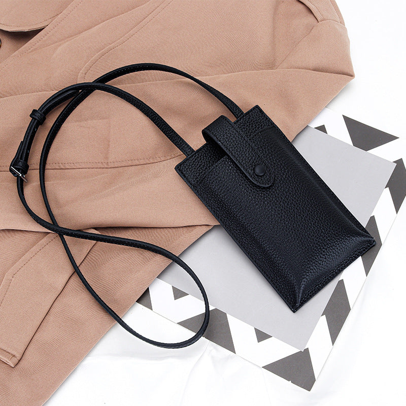 Women's Leather Versatile First Layer Cowhide Stylish Crossbody Bags