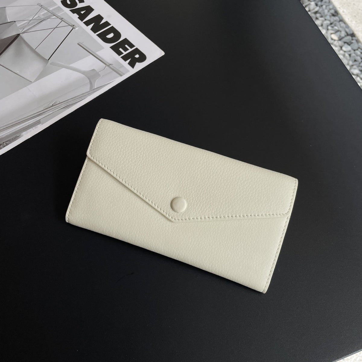Women's Cowhide Long Large Capacity Genuine Leather Ladies Wallets