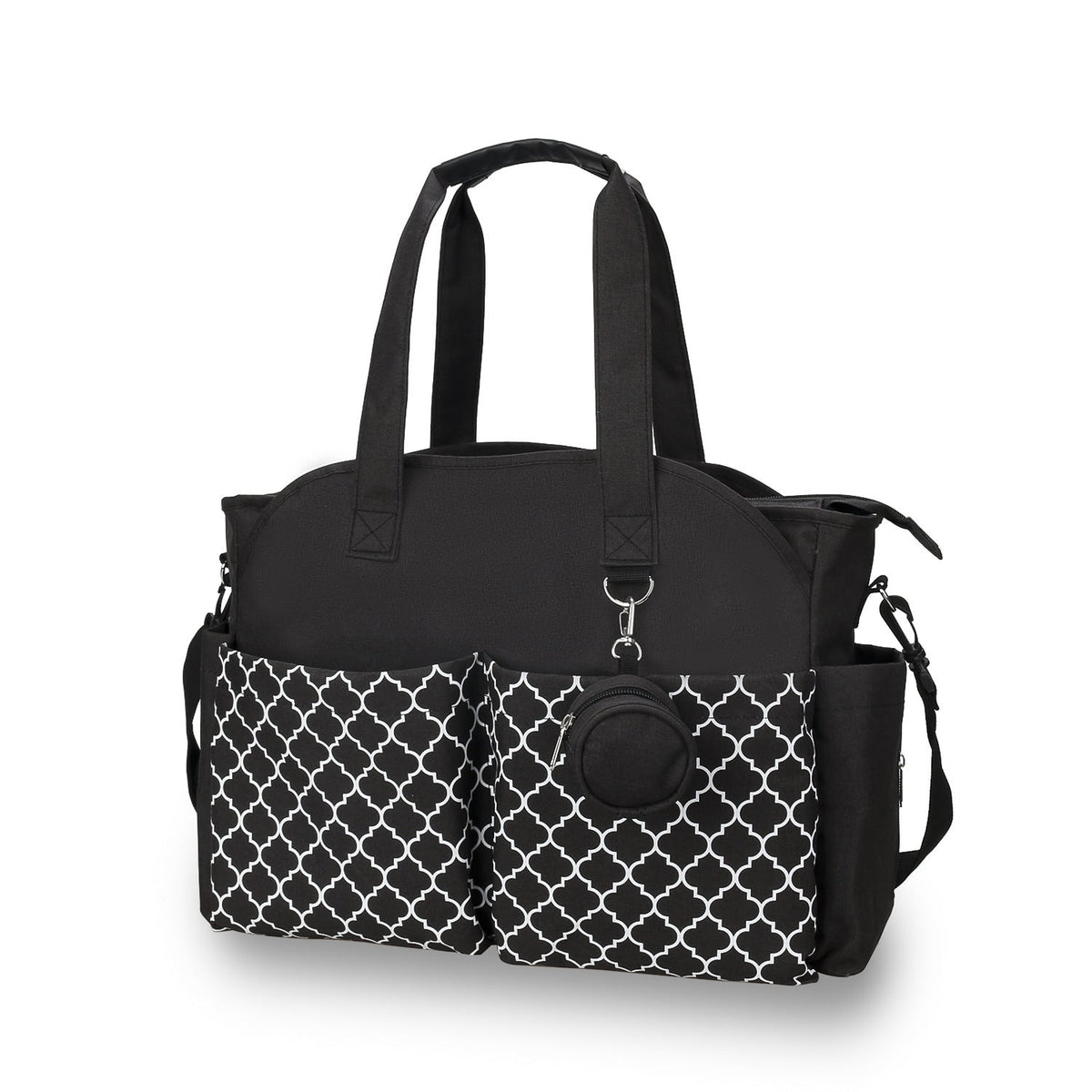 Portable Mommy Printing Geometric Matching Pacifier Bags