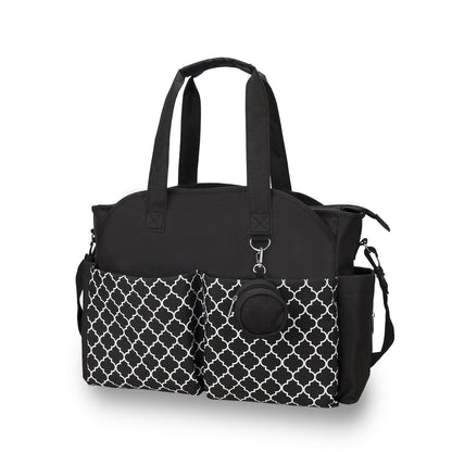 Portable Mommy Printing Geometric Matching Pacifier Bags