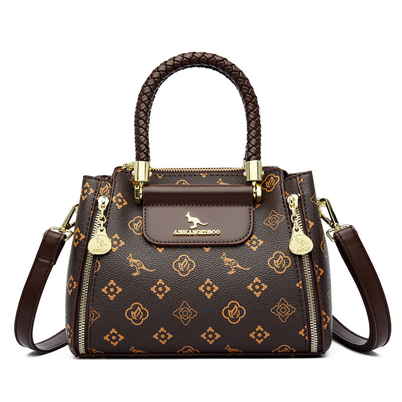 High-grade Large Capacity Mother Crocodile Pattern Crossbody Bags