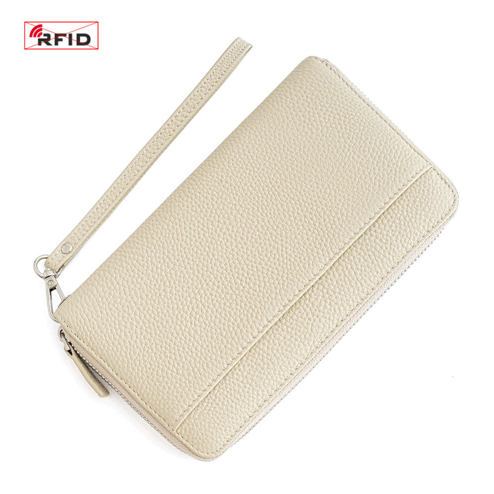 Women's Large Capacity Leather Passport Wrapper Multiple Bags