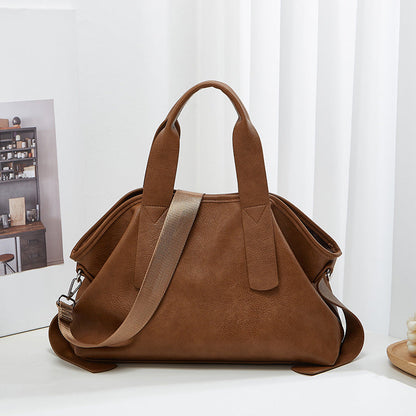 Women's Capacity Portable Korean Style Solid Color Tote Bags