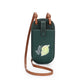 Women's First Layer Cowhide Mini Vertical Mobile Phone Bags