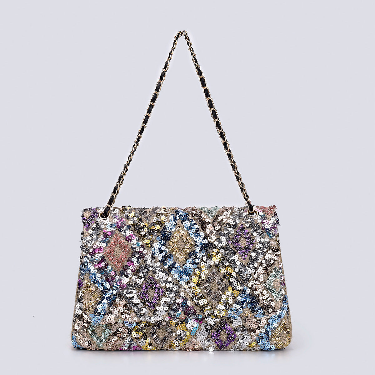 Embroidered Sequins Summer Niche Woven Straw High Bags