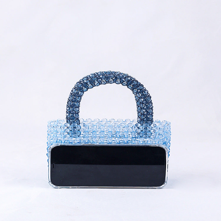 Transparent Horn Pearl Acrylic Exquisite High Quality Handbags