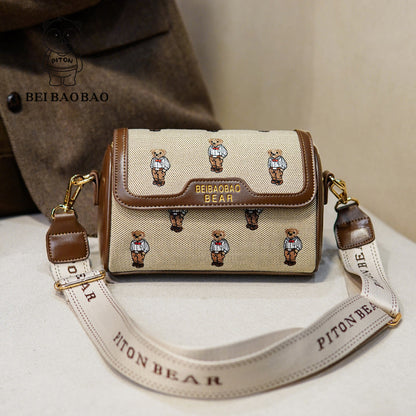Women's Source Embroidery Pillow Korean Style Niche Crossbody Bags