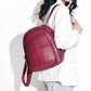 Style Soft Leather Fashion Large Capacity Backpacks
