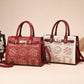Women's Mother Fashionable Large Capacity Red Wedding Shoulder Bags