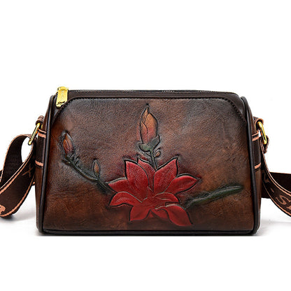 Women's Ethnic Style Retro Printed Mother Advanced Texture Crossbody Bags