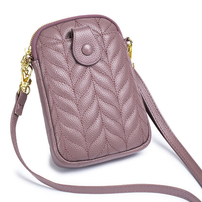 Leather Mobile Trendy Soft Leisure Mini Phone Bags