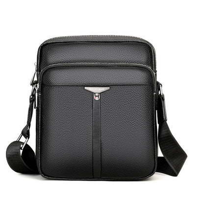 Men's Graceful Fashion Business Cattle Leather Men's Shoulder Bags