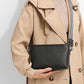 Women's Genuine Leather Wide Strap Cross Body Crossbody Bags