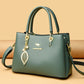 Women's Soft Leather Large Capacity Fashion Mom Handbags