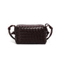 Women's Hand-woven Simple Trendy Black White Chessboard Bags