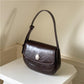 Women's Flip Portable High-grade Solid Color Simple Shoulder Bags