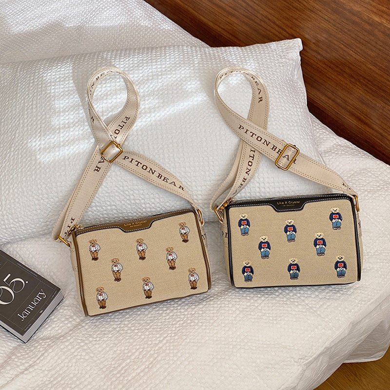Women's Cool Source Canvas Fashion Cartoon Crossbody Bags