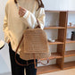 Women's Mori Style Single Straw Fashion Woven Bags