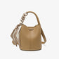Women's Large Capacity Genuine Leather Commute Senior Bucket Bags