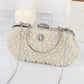 Women's Diamond Banquet Clutch Pearl Large Capacity Evening Bags