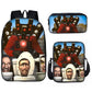 Toilet Primary Secondary Monitor Three-piece Set Elementary School Students' Schoolbags