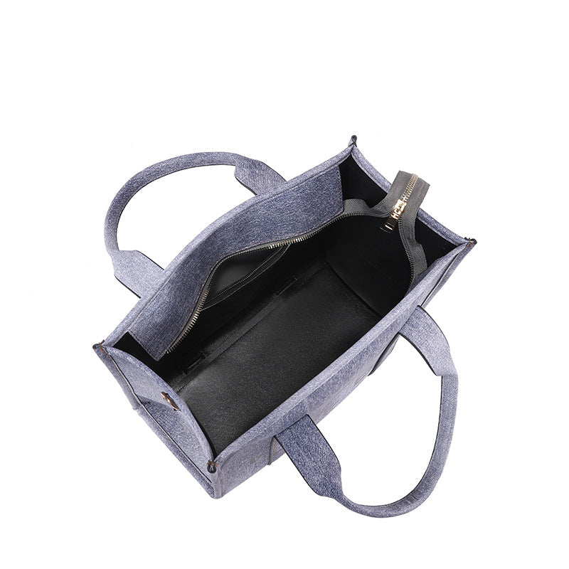 Women's Fashion Trendy Denim Gradient Color Bags